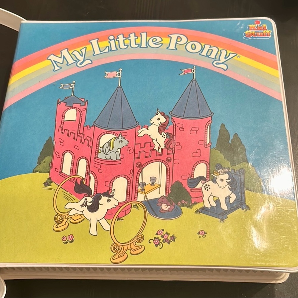 Vintage books with cassette tapes